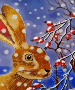 Winter Hare Diamond Paintings