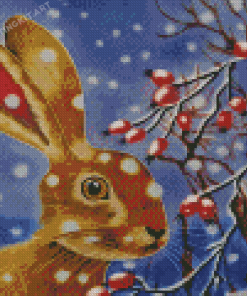 Winter Hare Diamond Paintings