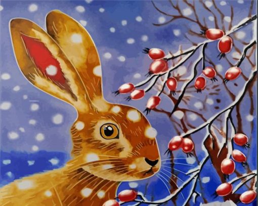 Winter Hare Diamond Paintings