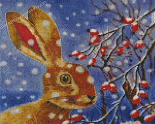 Winter Hare Diamond Paintings