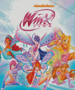 Winx Club Nickelodeon Poster Diamond Paintings