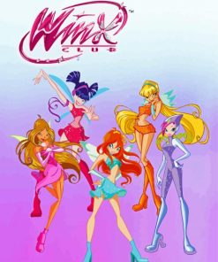 Winx Club Poster Diamond Paintings