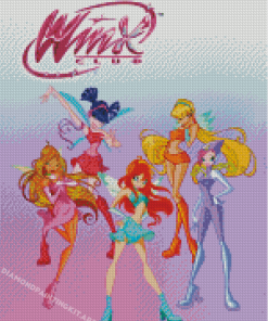 Winx Club Poster Diamond Paintings