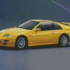 Yellow Nissan 300z Diamond Paintings