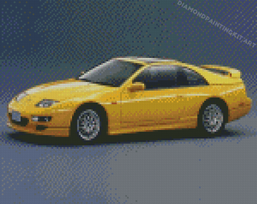 Yellow Nissan 300z Diamond Paintings