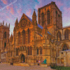 York Cathedral Sunset England Diamond Paintings