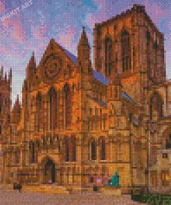 York Cathedral Sunset England Diamond Paintings