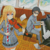 Your Lie In April Kousei And Kaori Characters Diamond Paintings