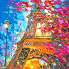 Abstract Eiffel Tower Diamond Paintings