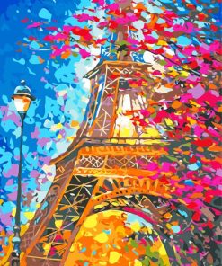 Abstract Eiffel Tower Diamond Paintings