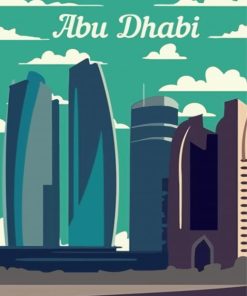 Abu Dhabi UAE Poster Diamond Paintings