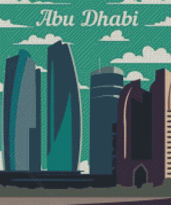 Abu Dhabi UAE Poster Diamond Paintings