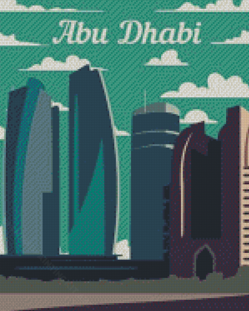 Abu Dhabi UAE Poster Diamond Paintings