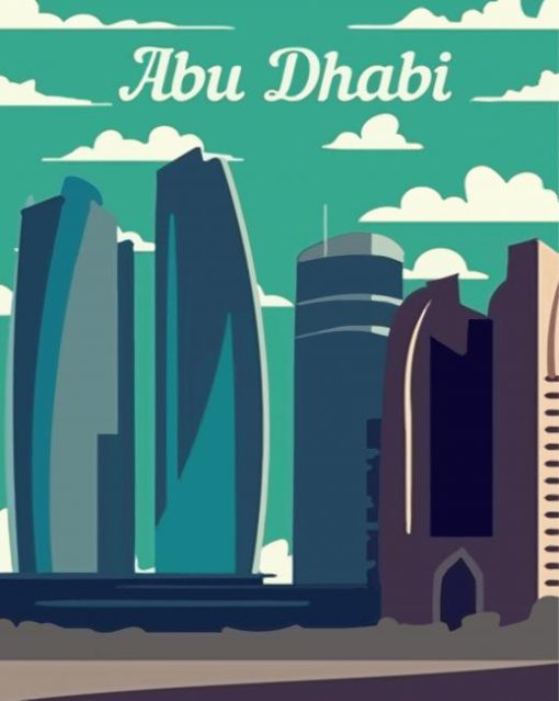 Abu Dhabi UAE Poster Diamond Paintings