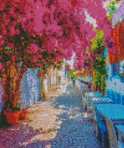 Alacati Turkey Streets Diamond Paintings