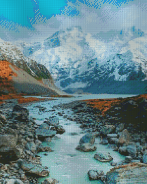 Aoraki Mount Cook National Park Diamond Paintings