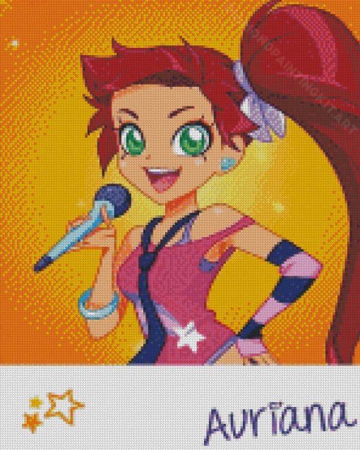 Auriana Lolirock Character Poster Diamond Paintings