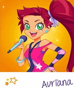 Auriana Lolirock Character Poster Diamond Paintings