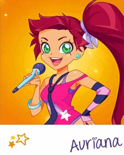 Auriana Lolirock Character Poster Diamond Paintings