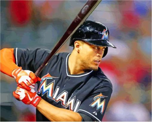 Baseball Player Giancarlo Stanton Diamond Paintings