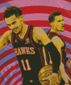 Basketball Player Atlanta Hawks Diamond Paintings