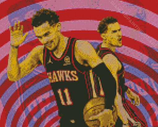 Basketball Player Atlanta Hawks Diamond Paintings