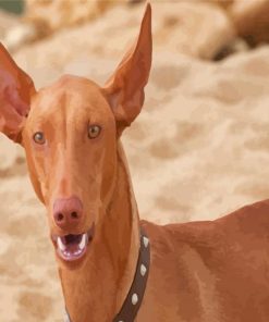 Beige Pharaoh Hound Diamond Paintings