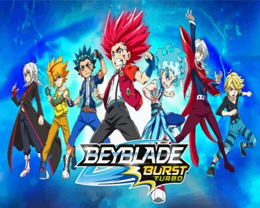 Beyblade Burst Poster Diamond Paintings