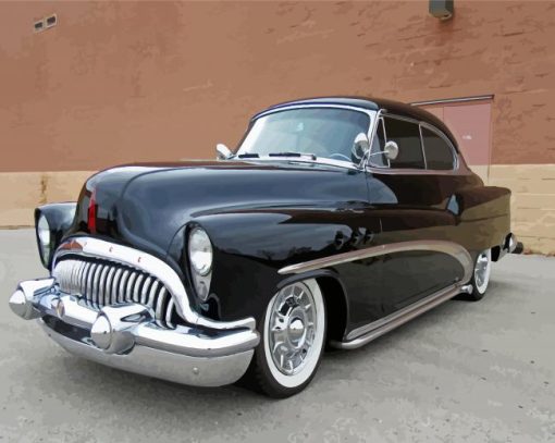 Black 1953 Buick Diamond Paintings