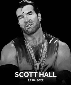 Black And White Poster Scott Hall Diamond Paintings