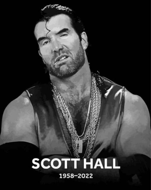 Black And White Poster Scott Hall Diamond Paintings