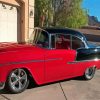 Black And Red 55 Chevrolet Diamond Paintings