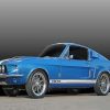 Blue Classic Ford Mustang Car Diamond Paintings