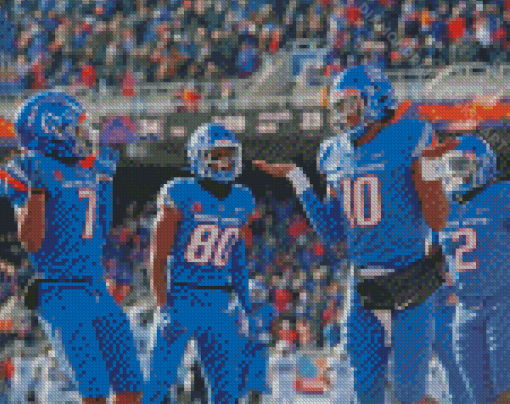 Boise State Broncos Team Players Diamond Paintings