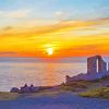 Botallack Tin Mine Sunset Diamond Paintings