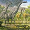 Brontosaurus Dinosaurs Art Diamond Paintings