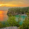 Bruce Peninsula National Park Sunrise In Tobermory Diamond Paintings