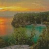 Bruce Peninsula National Park Sunrise In Tobermory Diamond Paintings