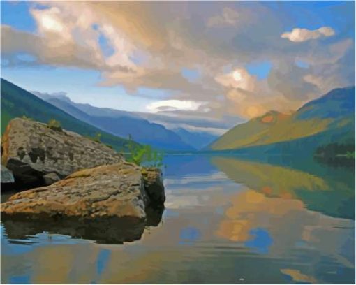 Cameron Lake Canada Diamond Paintings