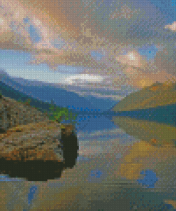 Cameron Lake Canada Diamond Paintings