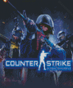 Counter Strike Cs Go Game Diamond Paintings