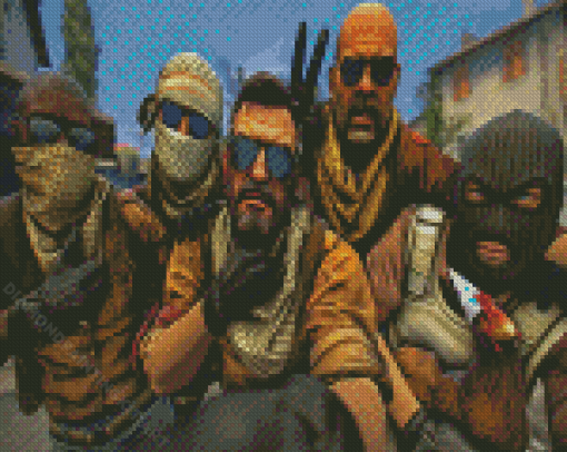 Counter Strike Global Offensive Game Diamond Paintings