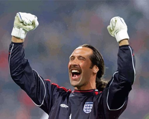 David Seaman Football Player Diamond Paintings