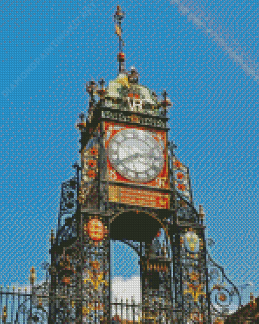 Eastgate Clock Chester Landmark Diamond Paintings