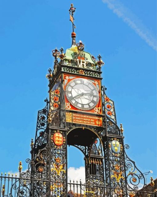 Eastgate Clock Chester Landmark Diamond Paintings