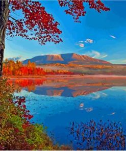 Fall In Millinocket Lake Maine Diamond Paintings