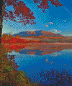 Fall In Millinocket Lake Maine Diamond Paintings