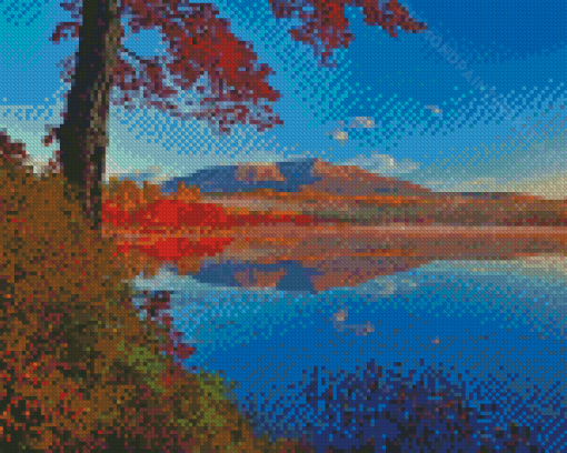 Fall In Millinocket Lake Maine Diamond Paintings