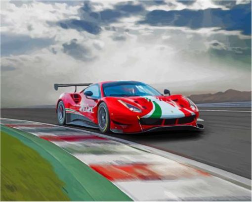 Ferrari 488 GT3 Diamond Paintings