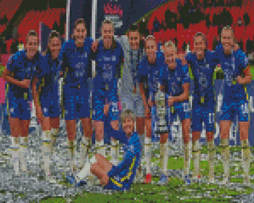 Football Club Chelsea Ladies Diamond Paintings